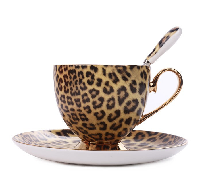 Unique Ceramic Coffee Cup and Saucer, Creative Ceramic Coffee Cups, Beautiful British Tea Cups, Creative Porcelain Tea Cup Set