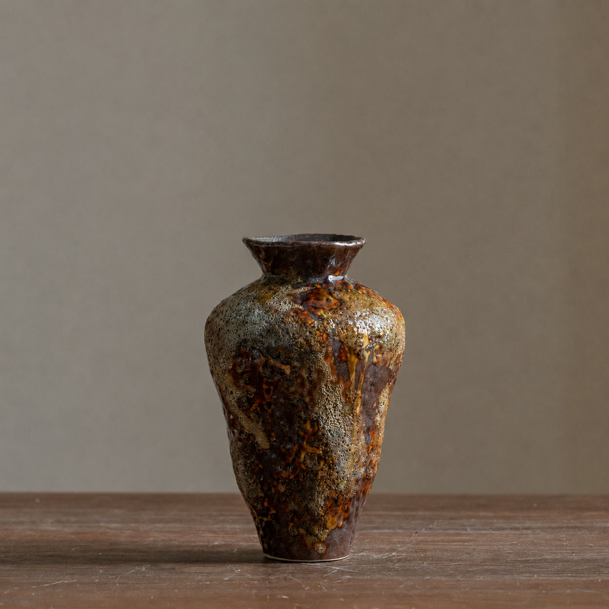 Rough ceramic wabi sabi vase style A product image