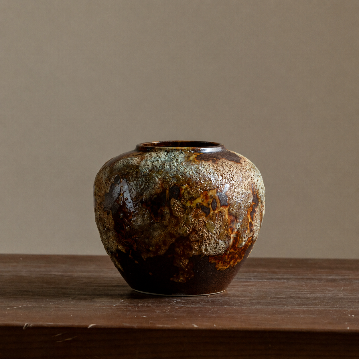 Rough ceramic wabi sabi vase style E product image