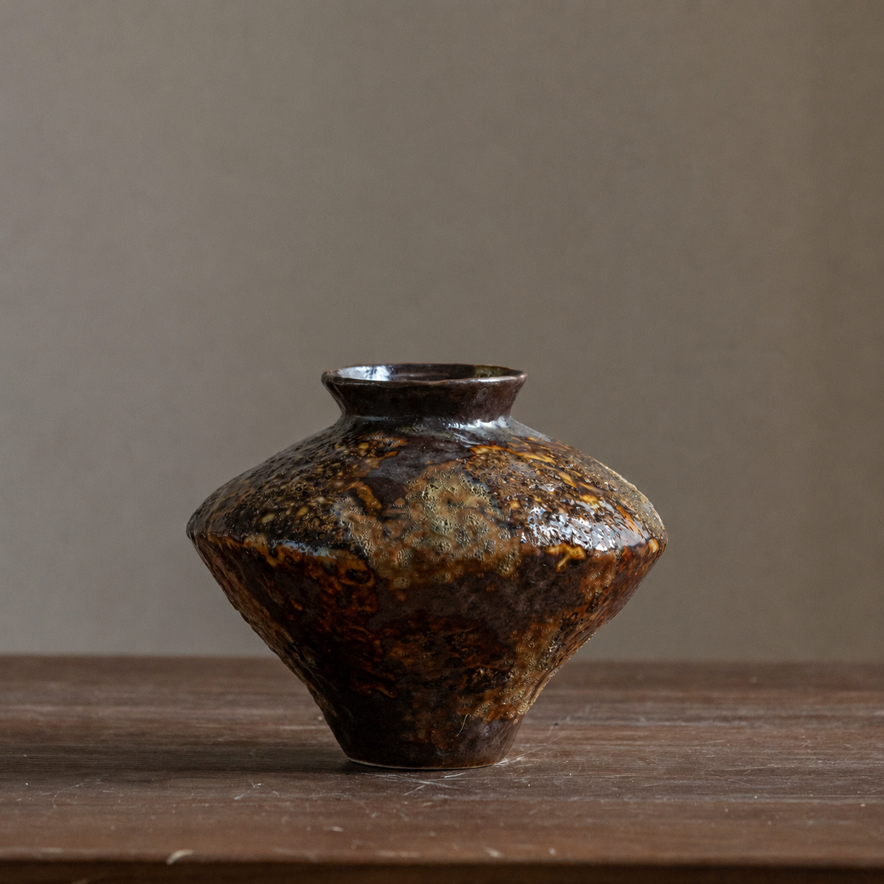 Rough ceramic wabi sabi vase style B product image