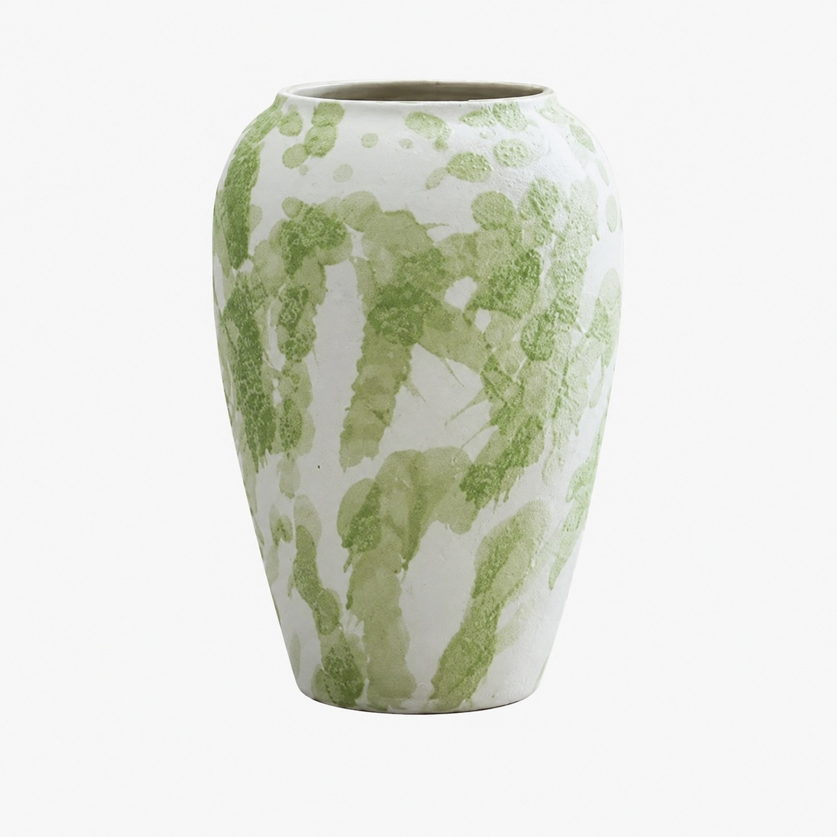 Green Ink Ceramic Vase - Botanical Glaze Flower Vase D74 Jade Mist product image