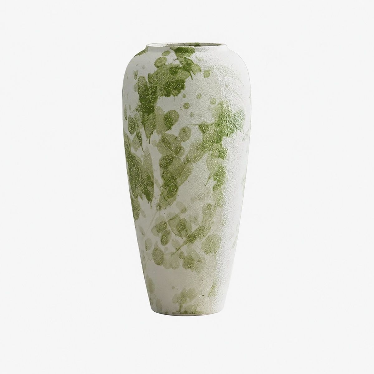 Green Ink Ceramic Vase - Botanical Glaze Flower Vase D74 Indigo Green product image