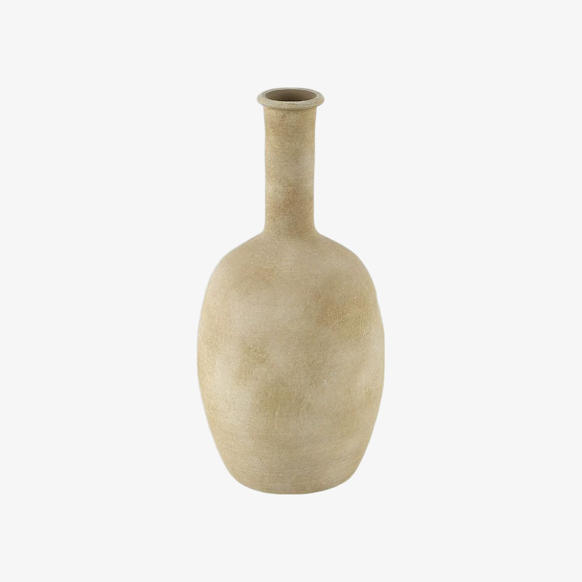 Tall Cream Bottle Ceramic Vase D81 Model C product image